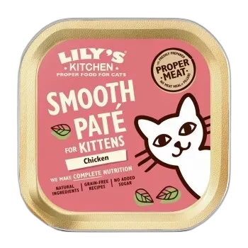 Image du produit LILY'S KITCHEN Nourriture humide chaton Smooth Patè Poulet 19x85 g