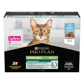 Produktbild zu PRO PLAN Adult Sterilised Maintenance Terrine mit Kabeljau 40x75 g