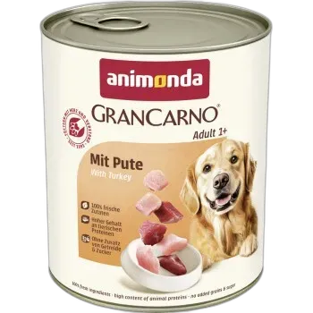 Immagine del prodotto animonda GranCarno Original nourriture humide pour chien adulte Dinde 6x800 g