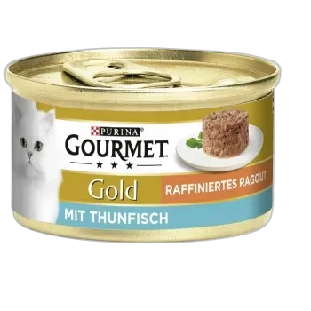 Produktbild zu GOURMET Gold Raffiniertes Ragout Thunfisch 12x85 g