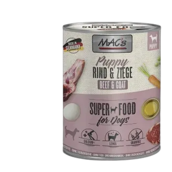 Immagine del prodotto MAC's Nourriture humide chien Puppy Bœuf & Chèvre 6x800 g