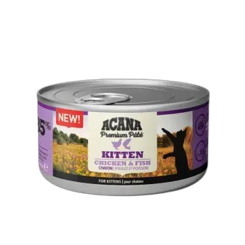 Produktbild zu ACANA Premium Pâté Kitten Huhn und Fisch 24x85 g