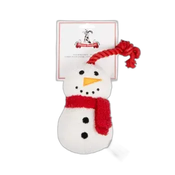 Image du produit PAW Care Harry Baker jouet en corde bonhomme de neige sourire multicolore