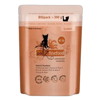 Immagine del prodotto Catz finefood Nourriture humide chat Classic Adult N° 25 poulet et thon 6x300 g