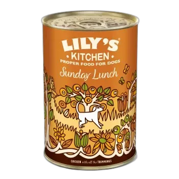 Image du produit LILY'S KITCHEN nourriture humide chien adulte, Sunday Lunch, poulet 6x400 g