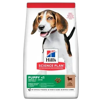 Immagine del prodotto Hill's Science Plan croquettes chien, Medium chiot avec de l’agneau et du riz 2,5 kg