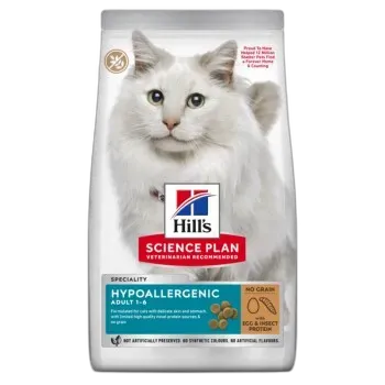 Image du produit Hill's Hills Science Plan Aliment sec pour chat, Adulte, Hypoallergénique, à l’œuf et aux protéines d’insectes 7 kg