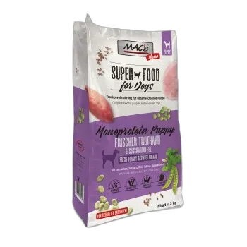 Produktbild zu MAC's Dog Mono Trockenfutter für Welpen mit Truthahn 3 kg