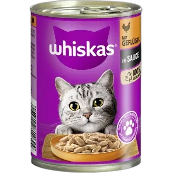 Image du produit Whiskas AdultSauce Volaille 12x400 g