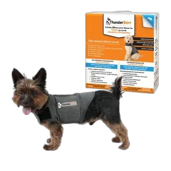 Image du produit Gilet tranquillisant Thundershirt gris XS