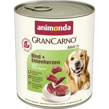 Image du produit animonda GranCarno Original nourriture humide pour chien adulte Cœur de canard et bœuf 6x800 g