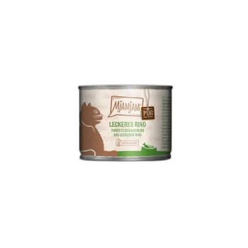 Image du produit MjAMjAM nourriture humide pour chat adulte, pur plaisir de viande 6x200 g Bœuf
