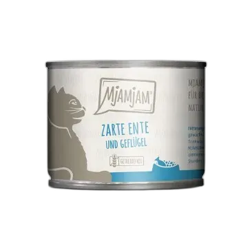 Produktbild zu MjAMjAM Nassfutter Katze Adult Ente und Geflügel 6x200 g