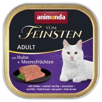 Produktbild zu animonda Vom Feinsten Adult Huhn und Meeresfrüchte 32x100 g