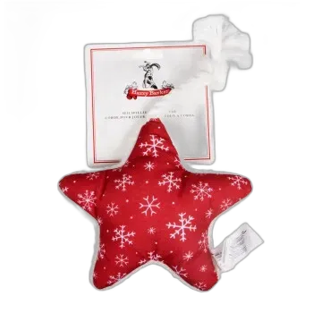 Image du produit PAW Care Harry Baker Jouet en corde étoile flocon de neige rouge