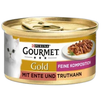 Image du produit GOURMET Gold Fine composition 12 x 85 g Canard et dinde 12x85 g