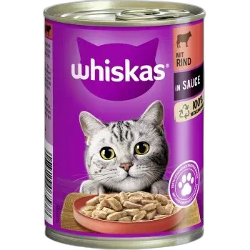 Image du produit Whiskas AdultSauce Bœuf 12x400 g