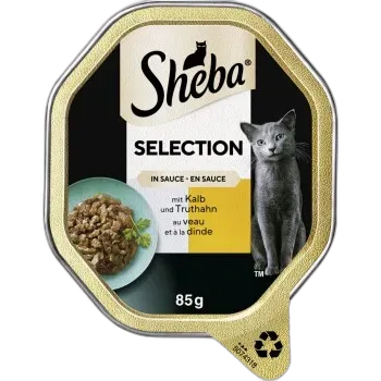 Immagine del prodotto Sheba Sélection en sauce Veau & dinde 22x85 g
