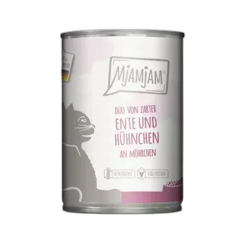 Image du produit MjAMjAM nourriture humide pour chat adulte, Duo 6x400 g Canard et poulet