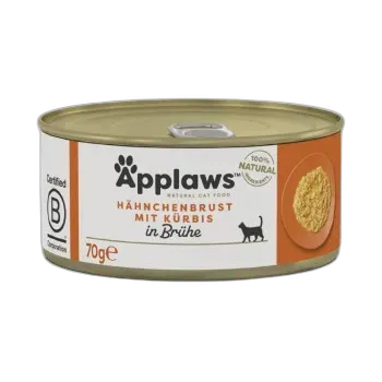 Immagine del prodotto Applaws nourriture humide pour chat adulte en bouillon Poulet au potiron 24x70 g