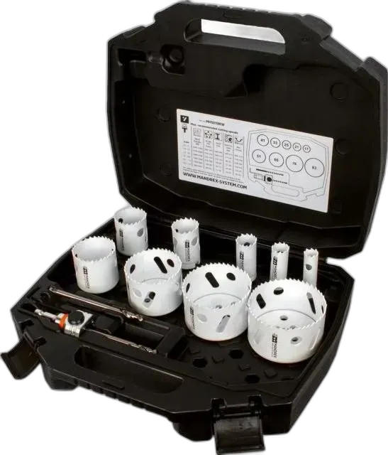 Produktbild zu Mandrex Bi-Metall M42 Lochsägen-Set SpeedXcut