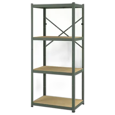Image du produit BROR Étagère, gris vert/contreplaqué de pin, 85x55x190 cm
