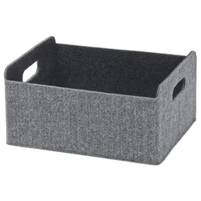 Image du produit BESTÅ Boîte, gris, 25x31x15 cm