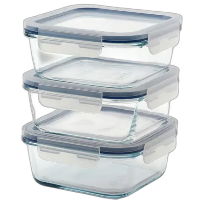 Image du produit IKEA 365+ Boîte de conservation av couvercle, carré/verre, 600 ml