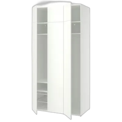 Image du produit LASTARE Combinaison armoire, blanc/avec surmeuble, 120x62x237 cm