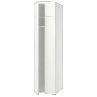 Image du produit LASTARE Combinaison armoire, blanc/avec surmeuble, 60x62x237 cm