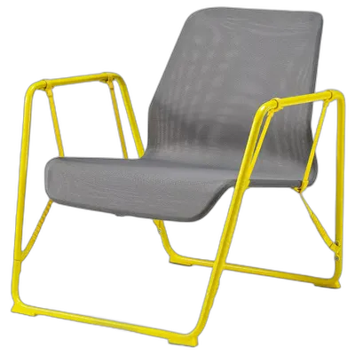 Image du produit BRÄNNBOLL Fauteuil gaming, gris/jaune vif
