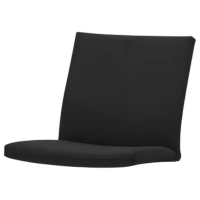 Immagine del prodotto POÄNG Cuscino poltrona, schienale basso, Vissle nero