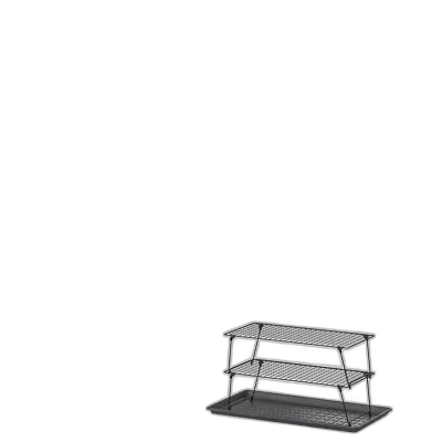 Image du produit GREJIG / EKRAR Meuble d'entrée, lot de 4, blanc/gris