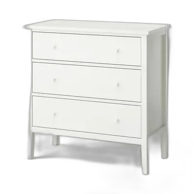 Produktbild zu GULLABERG Kommode mit 3 Schubladen, weiß, 99x48x100 cm
