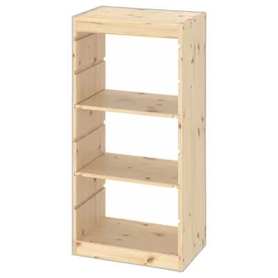 Immagine del prodotto TROFAST Combinazione di mobili, pino con mordente bianco, 44x30x91 cm