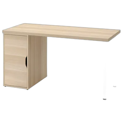 Image du produit LAGKAPTEN / ALEX Bureau, teinté blanc/motif chêne blanc, 140x60 cm