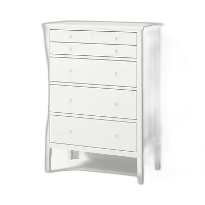 Immagine del prodotto GULLABERG Cassettiera con 6 cassetti, bianco, 89x48x122 cm