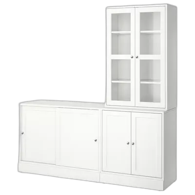 Immagine del prodotto HAVSTA Mobile con ante scorrevoli, bianco, 202x47x212 cm