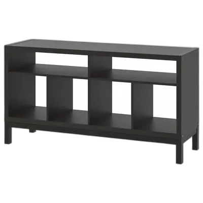 Image du produit KALLAX Banc TV avec piètement, brun noir, 147x39x78 cm