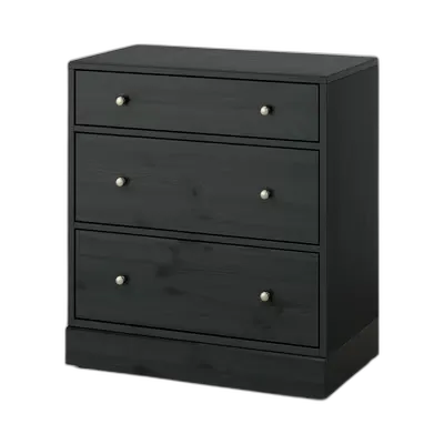 Immagine del prodotto HAVSTA Cassettiera con 3 cassetti, nero, 81x47x89 cm