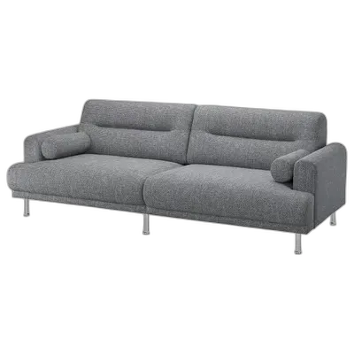 Image du produit LÅNGARYD Canapé 3 places, Lejde gris/noir/métal