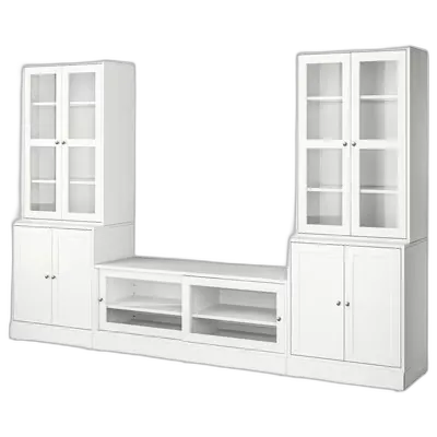 Image du produit HAVSTA Rangement TV/vitrines, blanc, 322x47x212 cm
