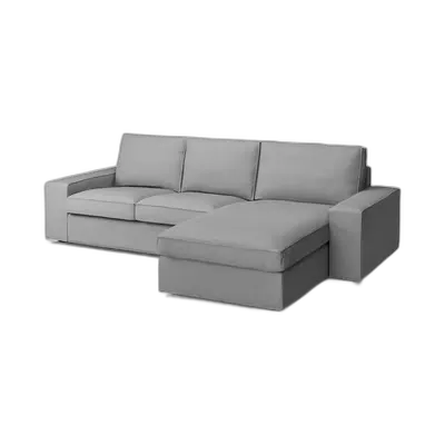 Immagine del prodotto KIVIK Divano a 3 posti con chaise-longue, Tibbleby beige/grigio