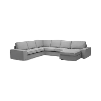Image du produit KIVIK Canapé d'angle 5pl + méridienne, Tibbleby beige/gris
