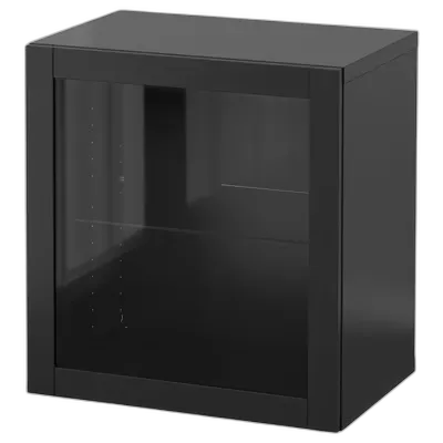 Immagine del prodotto BESTÅ Combinazione di mobili da parete, marrone-nero/Sindvik, 60x42x64 cm