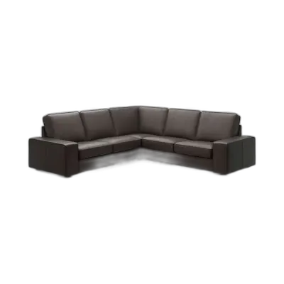 Image du produit KIVIK Canapé d'angle, 4 places, Grann/Bomstad brun foncé