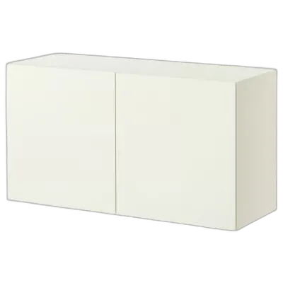 Immagine del prodotto BESTÅ Scaffale con ante, bianco/Lappviken bianco, 120x42x64 cm