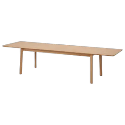 Image du produit MELLANSEL Table extensible, plaqué chêne, 220/320x95 cm