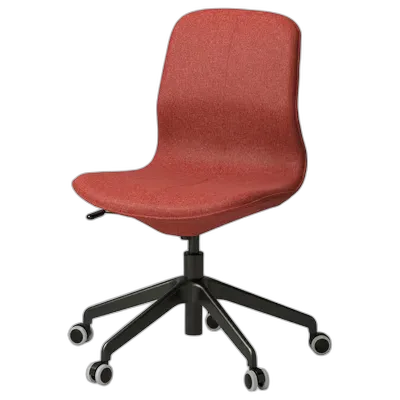 Immagine del prodotto LÅNGFJÄLL Sedia per riunioni, Gunnared rosso-arancione/nero
