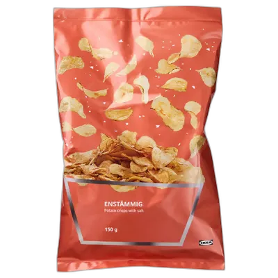 Image du produit ENSTÄMMIG Chips de pomme de terre, salé, 150 g
